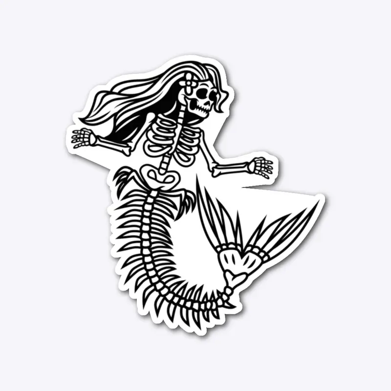 Mermaid Skeleton 